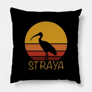 Straya Retro Vintage Sunset Bin Chicken Pillow