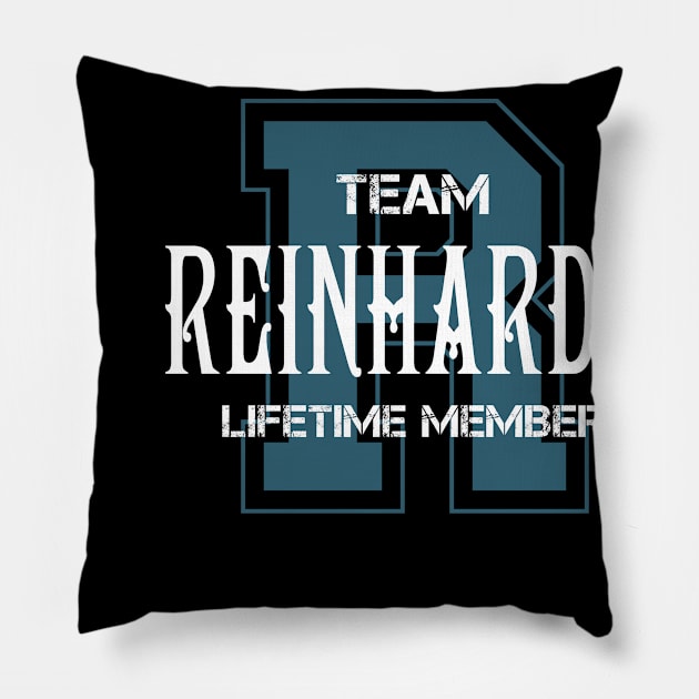 Team REINHARDT Lifetime Member Pillow by HarrisonAlbertinenw