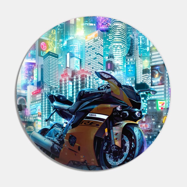 Cyberslums Pin by ArijitWorks