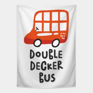 Double Decker Bus Tapestry
