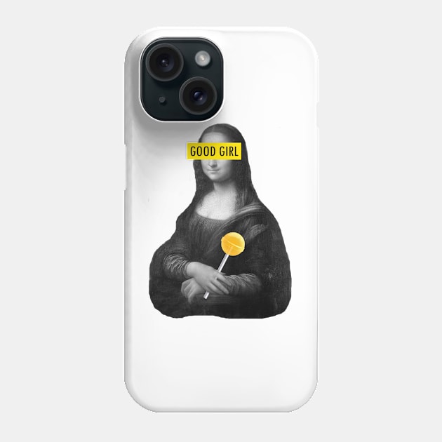 Mona Lisa Phone Case by timegraf