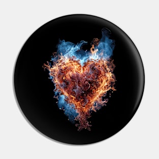 Burning Heart - Love Pin