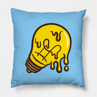 Sweet Idea - Light Bulb (Blue) Pillow