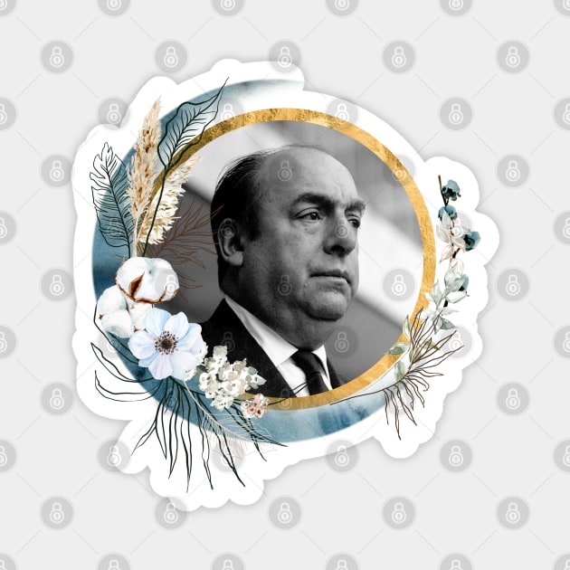 Pablo Neruda Magnet by TheLiterarian