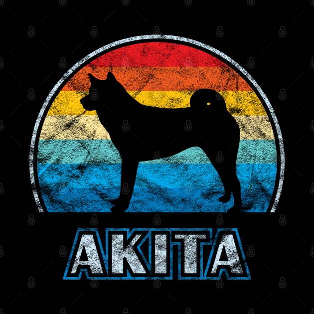 Akita Vintage Design Dog by millersye