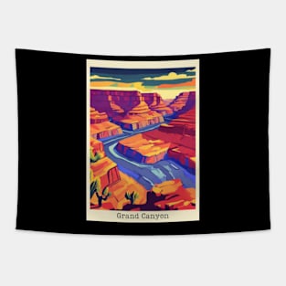 fauvism art of grand canyon usa 3 Tapestry