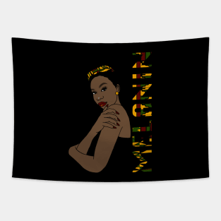 Melanin Queen Black Girl Magic Black Queen Black History Month Tapestry