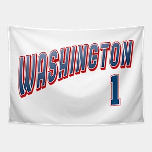 Retro Washington Number 1 Tapestry