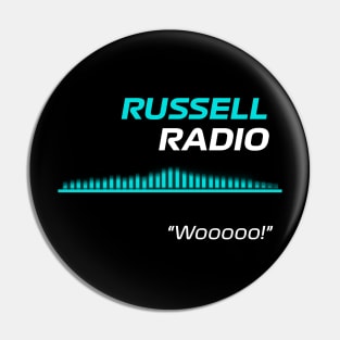 Woooo - George Russell F1 Radio Pin