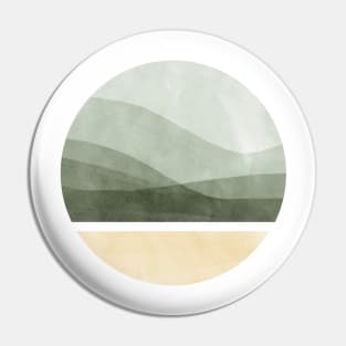 Watercolor Landscape Pin