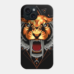 tiger mask head Phone Case