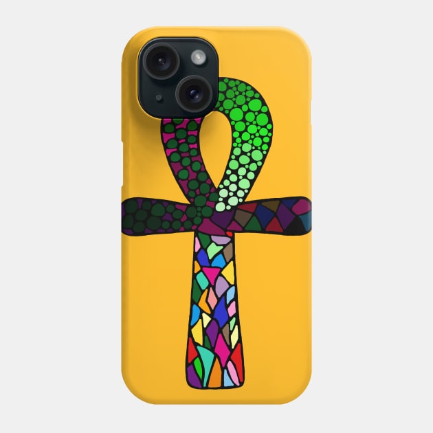 Colorful Ankh Phone Case by Syymbols