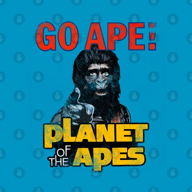 Planet of the Apes - Go Ape, distressed by hauntedjack