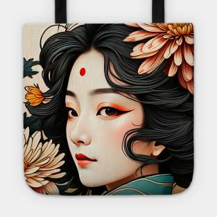 Chrysantemum girl Tote