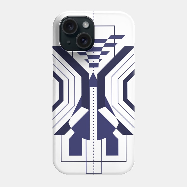 Geometric abstract tribal graphic Phone Case by carolsalazar