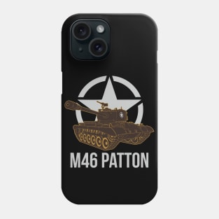 US tank M46 Patton Phone Case