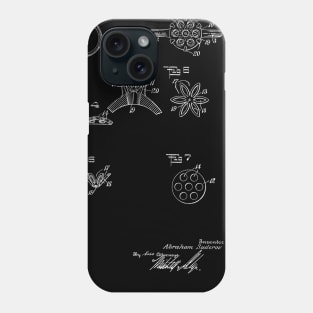 Precious Stone Setting Vintage Patent Hand Drawing Phone Case