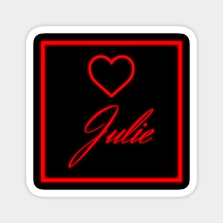 Love Julie Magnet