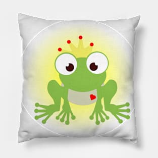 frog illustration Pillow