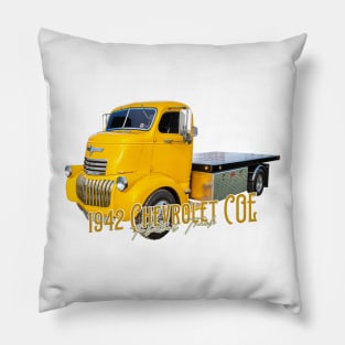 1942 Chevrolet COE Flatbed Truck Pillow