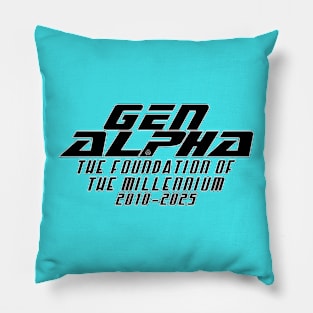 Gen Alpha The Foundation of the Millennium 2010-2025 LT Pillow