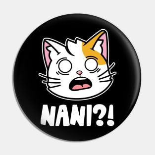 Nani Japanese Anime Manga Cat Pin