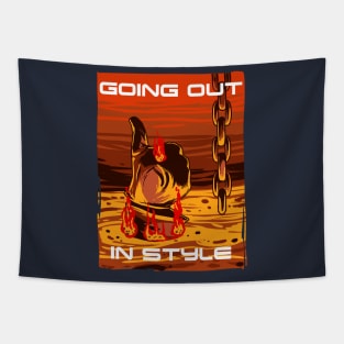 Going Out In Style Tapestry