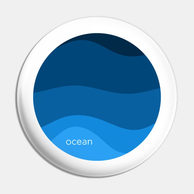 ocean blue Pin by pholange