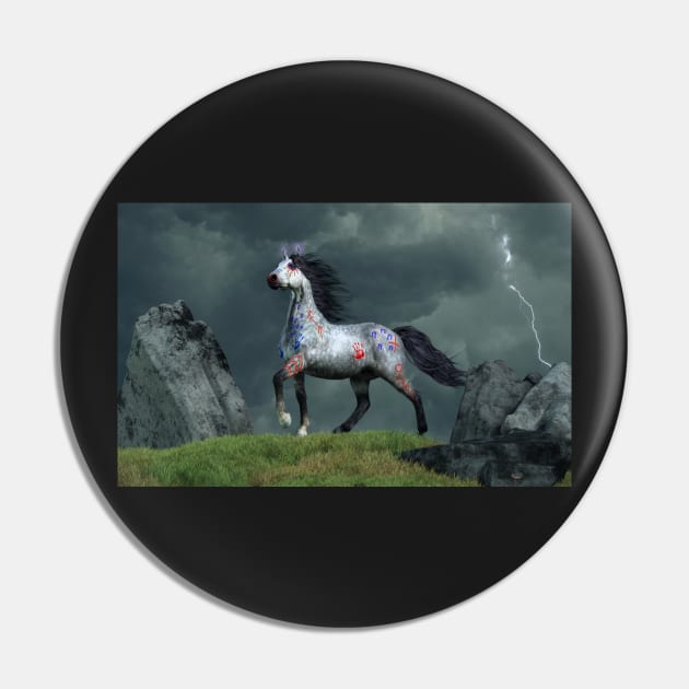 War Horse of the Storm Pin by DanielEskridge