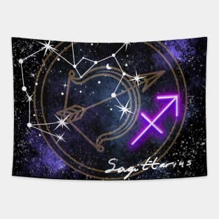 Sagittarius Archer Zodiac Sign Astrology Tapestry