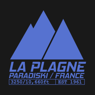 La Plagne France Ski Resort Paradiski Skiing T-Shirt