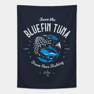 Save the Bluefin Tuna from Over Fishing Tapestry