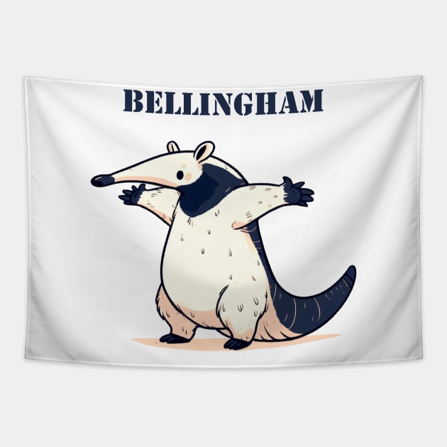 Celebration Bellingham Tamandua Tapestry by Lovely Animals