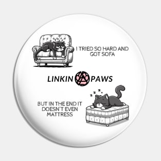 Linkin Paws Pin