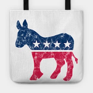 Vintage Democrat Donkey Logo Tote