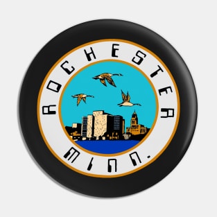 Rochester, Minnesota Flag Decal Pin
