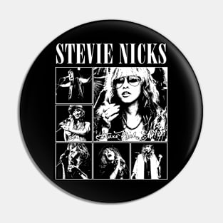 Stevie Nicks Vintage Rock Music Pin