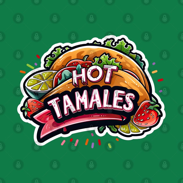 Mexican food lover colorful hot tamales by emhaz