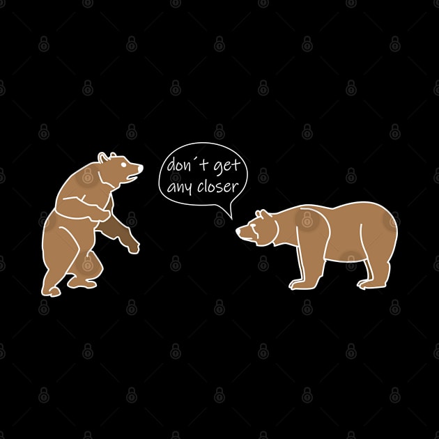 Social distancing bears joke by Nosa rez