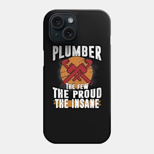 Plumber the few the proud Retro Plumber Phone Case