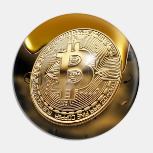 Bitcoin Gold Cryptocurrency Pin