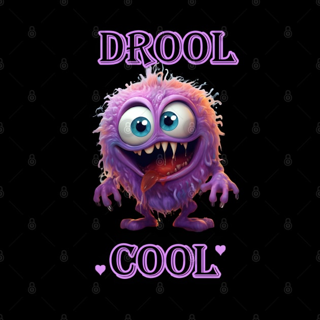 Drool Cool Furry Monster by TooplesArt