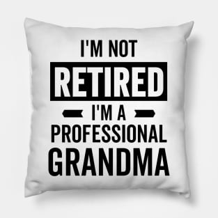 retired grandma Pillow