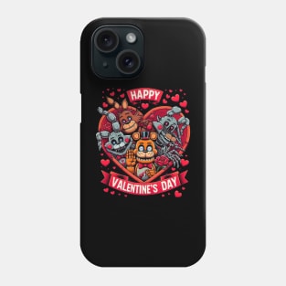 Happy valentine's day five nights at freddys Phone Case