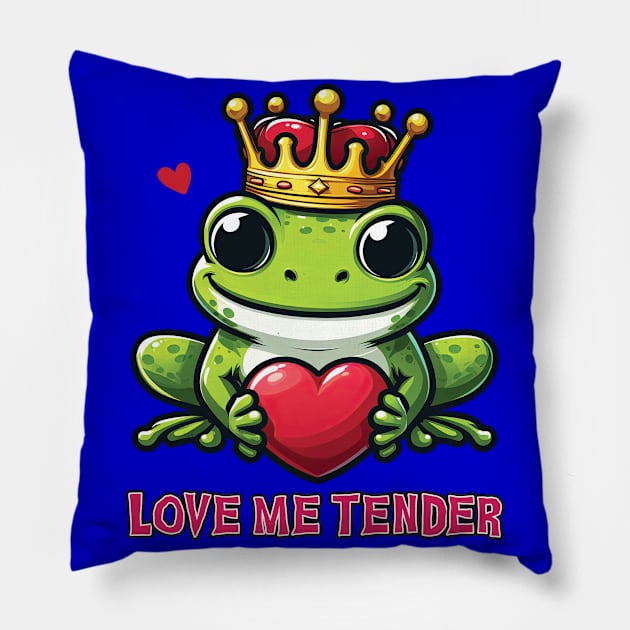 Frog Prince 26 Pillow by Houerd