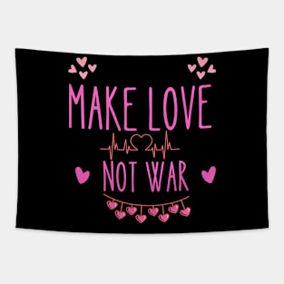 Make love not war Tapestry