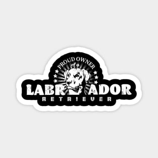 Labrador Retriever Minimalistic Design Magnet