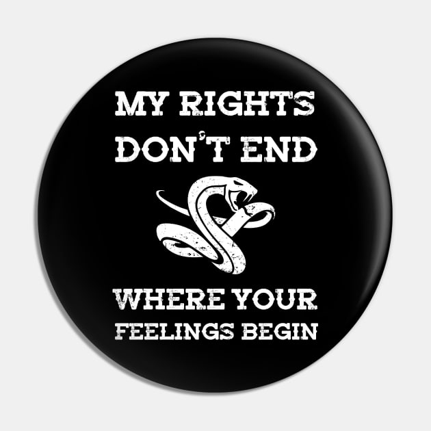 Fuck your feelings Pin by LIBERTY'S