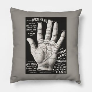 Open Hand - Tobacco Pillow