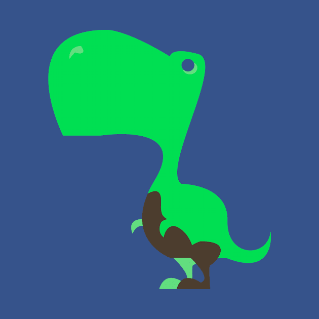 Baby T-Rex Cartoon Icon by AnotherOne